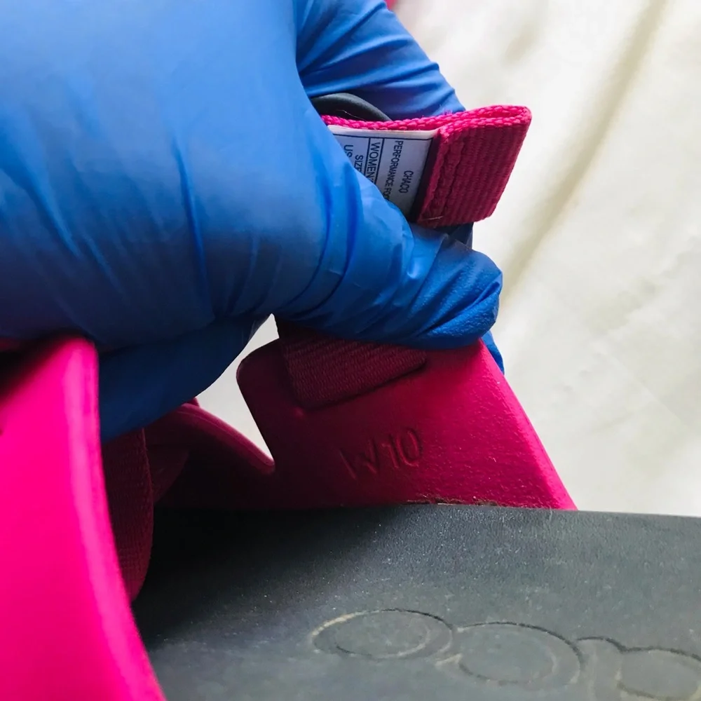 Chaco Pink and Black Sandals - Picture 4 of 6